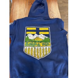 AB Crest Hoodie Navy
